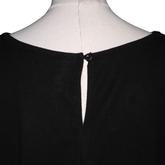 HALARA Black Batwing Sleeve Wide Leg Jumpsuit NWT - Picture 6 of 12